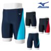 ミズノMIZUNOフィットネス水着メンズハーフスパッツ(股下21cm)2024春夏モデルN2JBB105