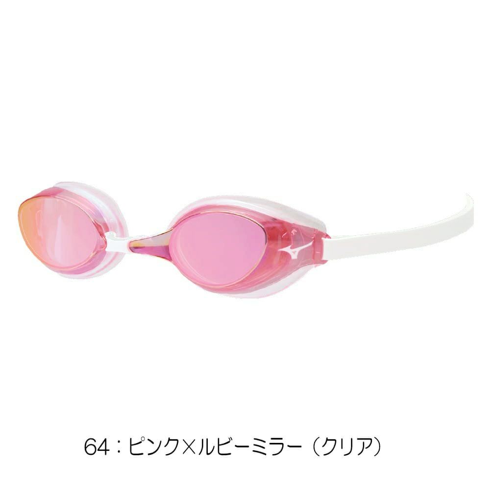 【スイムゴーグル】ミズノMIZUNOACCELEYE（クッション一体成型）水泳2024年春夏モデルN3JEB901