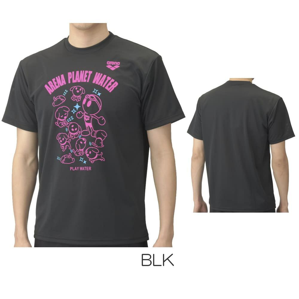 アリーナARENATシャツアリーナ君限定モデル半袖ユニセックスメンズレディーススポーツアパレルトレーニング水泳ARN-STB01