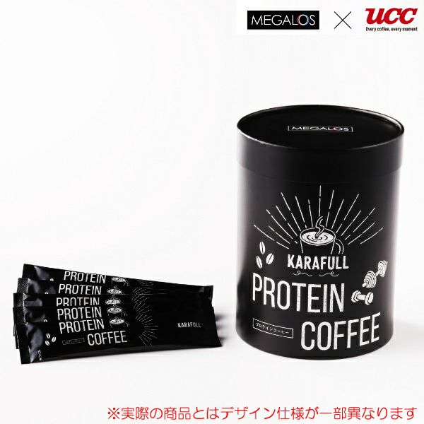 メガロス×UCCプロテインコーヒースティックインスタントコーヒー7.5g×30包タンパク質MG-UCC