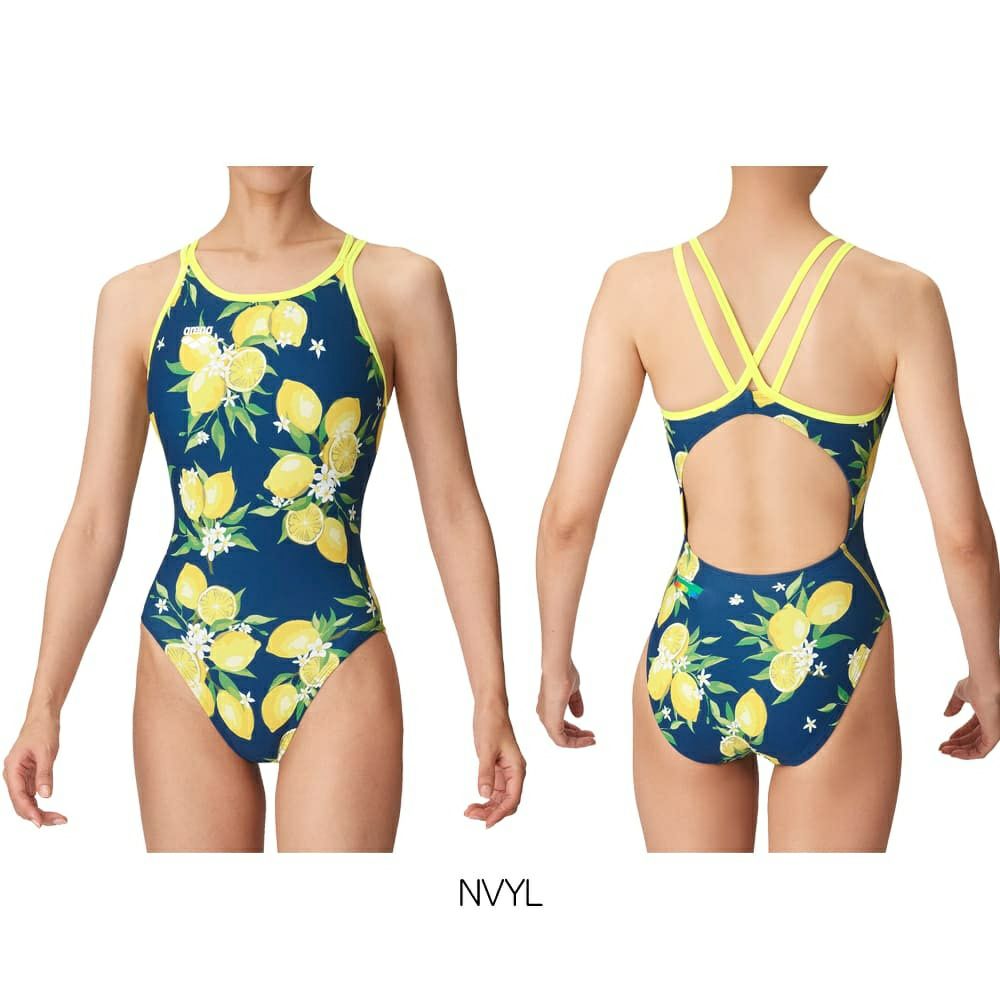 アリーナARENA競泳練習水着レディース練習用トレーニングワンピースオープンバックタフスキンEP競泳練習水着2024秋冬モデルAS4FWM04W