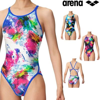 アリーナ ARENA 競泳水着 練習用水着 レディース トレーニングワンピース オープンバック タフスキンT2E 競泳練習水着 2024年秋冬モデル  AS4FWM05W SWIMSHOPヒカリスポーツ［公式］