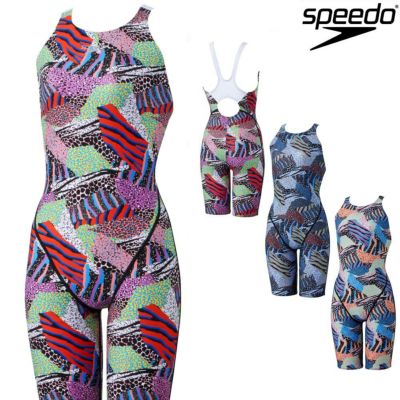 新品 2024 speedo スピード 競泳水着 ハーフスパッツ ニースキン O
