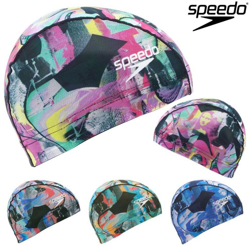 スピードSPEEDO水泳モナメッシュキャップスイムキャップ2024年秋冬モデルSE12453