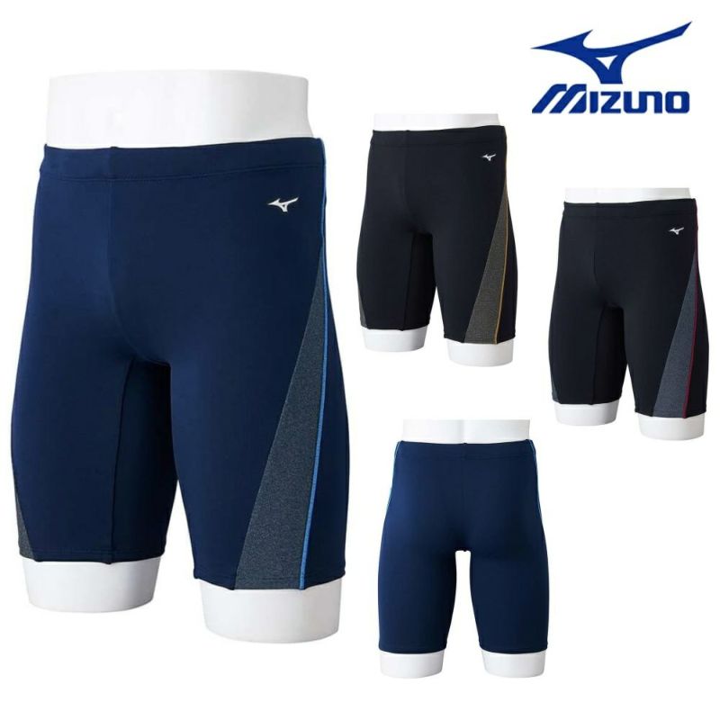 ミズノMIZUNOフィットネス水着メンズハーフスパッツ2023年秋冬モデルN2JBA605