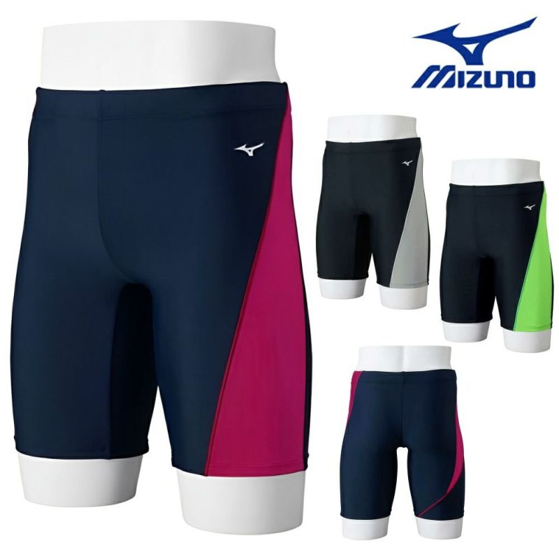 ミズノMIZUNOフィットネス水着メンズハーフスパッツ2024春夏モデルN2JBB105