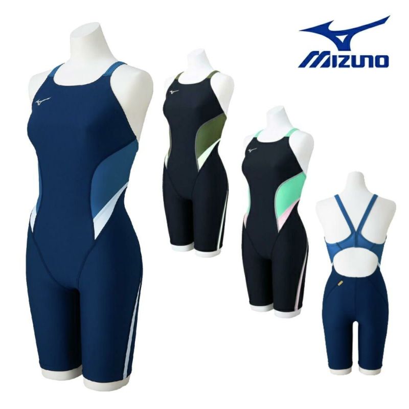 ミズノMIZUNO競泳水着練習用水着レディースエクサースーツハーフスーツオールインワンEXERSUITSU-Fit競泳練習水着N2MGB764