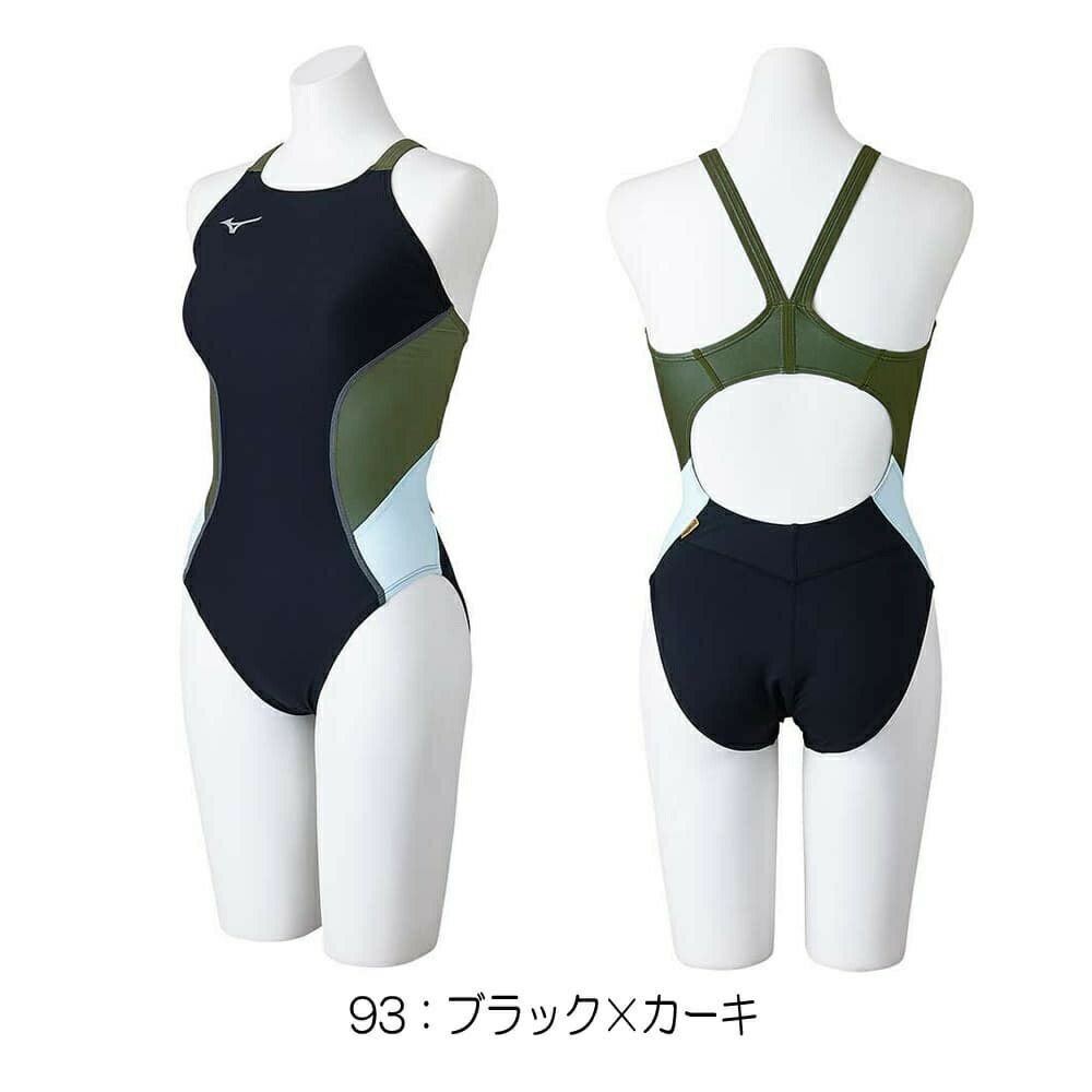 ミズノMIZUNO競泳水着練習用水着レディースエクサースーツミディアムカットEXERSUITSU-Fitダイナモーションフィット競泳練習水着N2MAB761