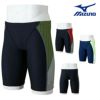 ミズノMIZUNO競泳水着練習用水着メンズエクサースーツハーフスパッツEXERSUITSU-Fit競泳練習水着2024年秋冬モデルN2MBB564