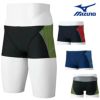 ミズノMIZUNO競泳水着練習用水着メンズエクサースーツショートスパッツEXERSUITSU-Fitダイナモーションフィット競泳練習水着N2MBB561