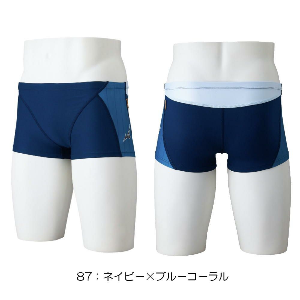 ミズノMIZUNO競泳水着練習用水着メンズエクサースーツショートスパッツEXERSUITSU-Fitダイナモーションフィット競泳練習水着N2MBB561