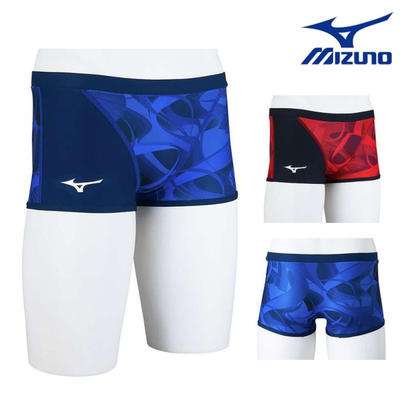 ミズノMIZUNO競泳水着メンズ練習用エクサースーツショートスパッツEXERSUITSU-Fit競泳練習水着2024年秋冬モデルN2MBB571