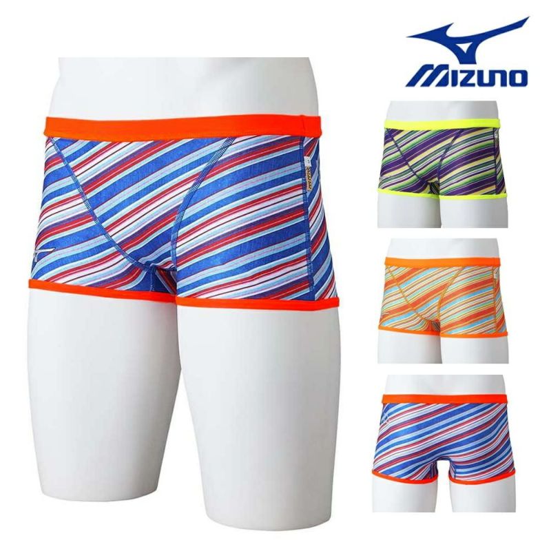 ミズノMIZUNO競泳水着メンズ練習用エクサースーツショートスパッツRiEXERSUITSU-Fit競泳練習水着2024年秋冬モデルN2MBB569