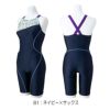 ミズノMIZUNOフィットネス水着レディースPSオールインワン(クロスバック)パッド付き2024年秋冬モデルN2JGB806