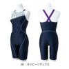 ミズノMIZUNOフィットネス水着レディースPSオールインワン(クロスバック)パッド付き2024年秋冬モデルN2JGB806
