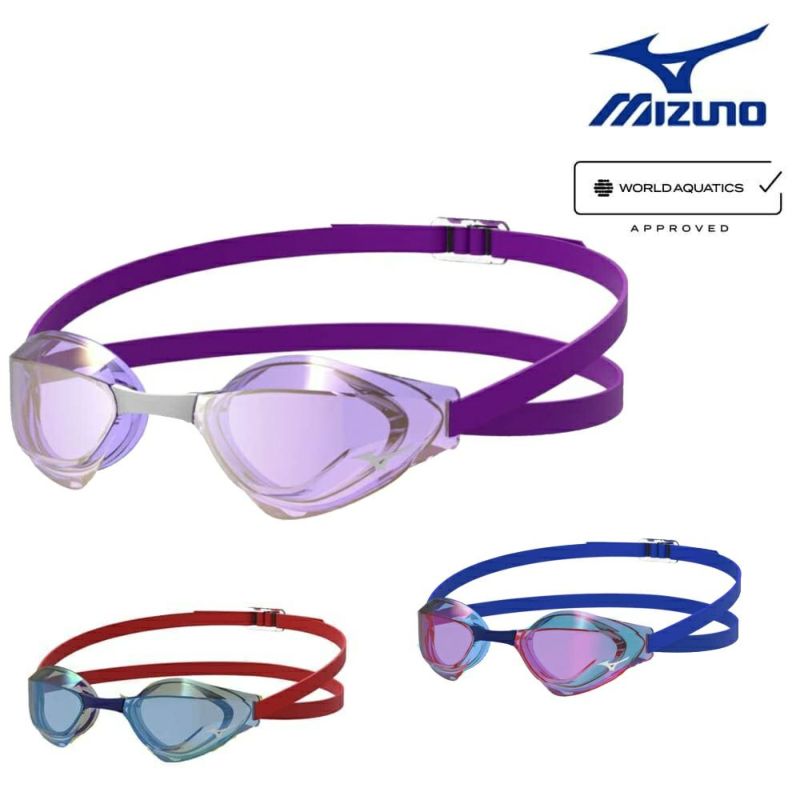 スイミングゴーグルミズノMIZUNO水泳限定ゴーグル(ノンクッションタイプ)WA承認N3JEB691