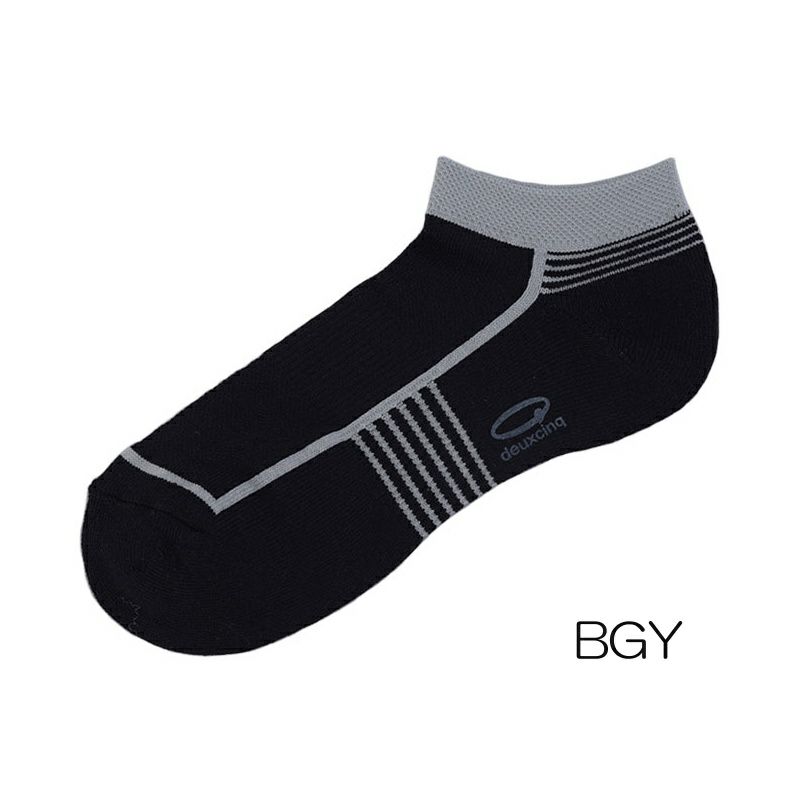 DEUXCINQドゥサンクメンズアンクルソックス靴下スポーツ男性用DUX-0794