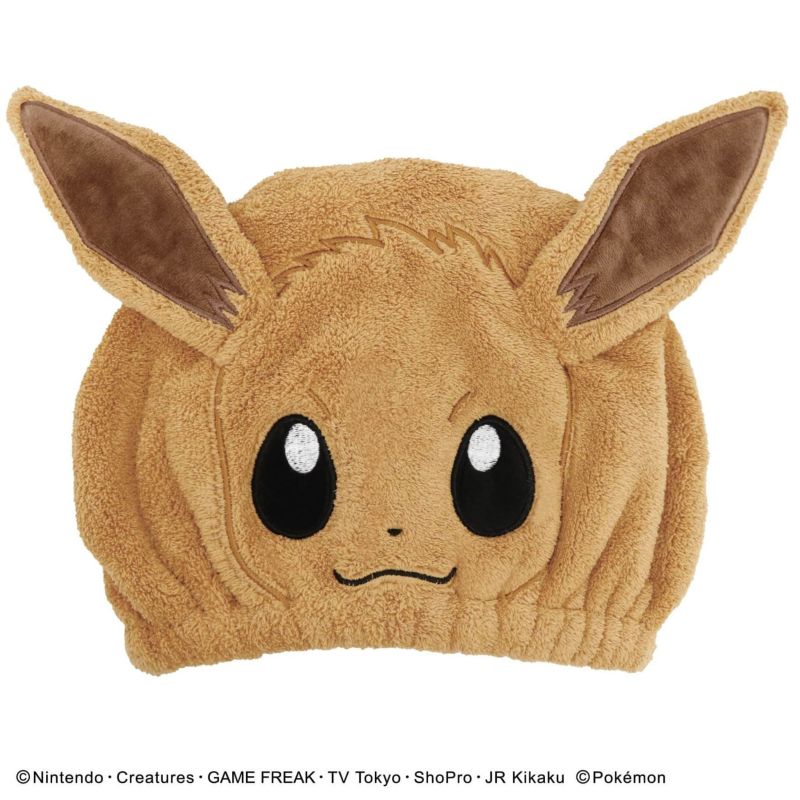 タオルキャップ ヘアーキャップ ポケットモンスター イーブイ サンタン 