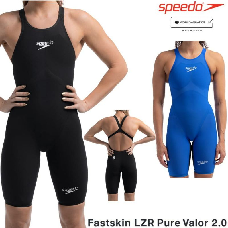 スピードSPEEDO競泳水着レディースFASTSKINLZRPureValor2.0ファストスキンレーザーピュアヴァラーウィメンズオープンバックニースキンWORLDAQUATICS承認競泳全種目向き高速水着SCW12402Ffinaマークあり