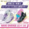 ミズノMIZUNOフィットネスシューズウエーブダイバースLG4LtdWAVEDIVERSEユニセックス2024年秋冬モデル限定カラー靴K1GF2475