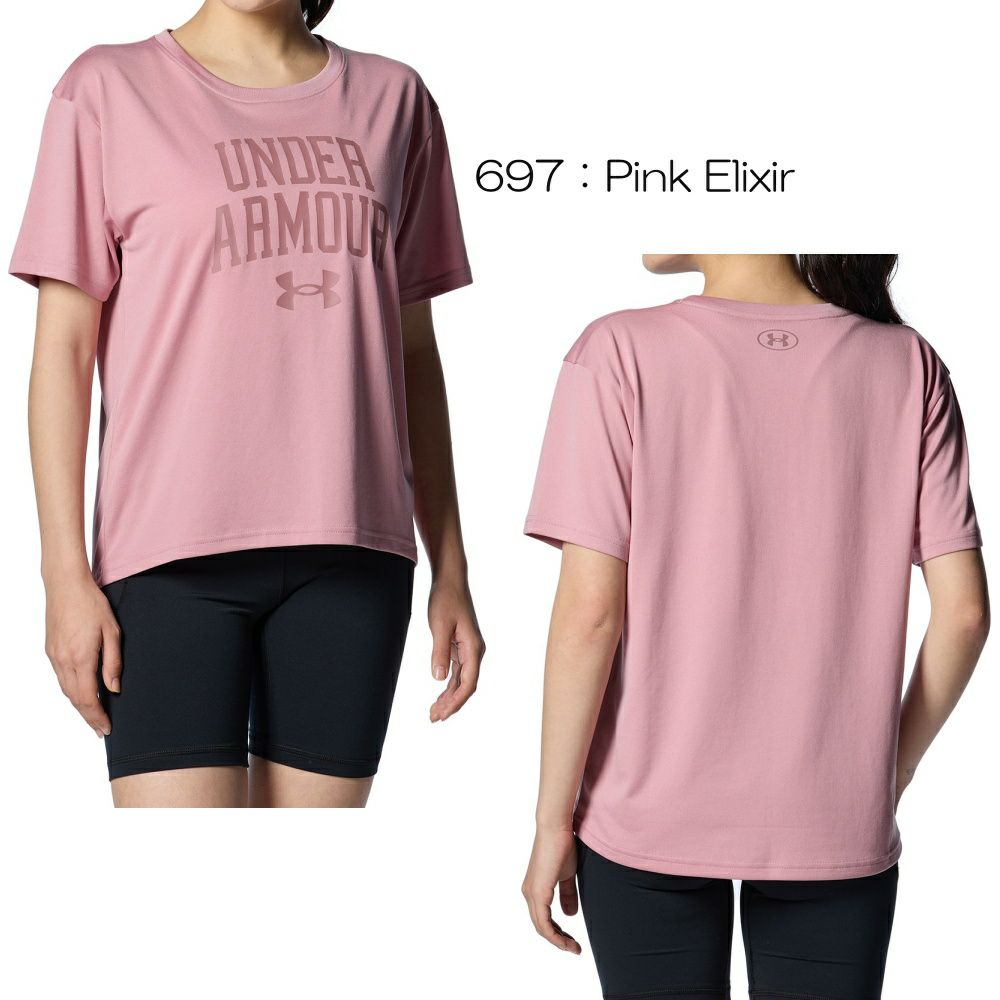 アンダーアーマーUNDERARMOURUAテックグラフィックTシャツレディース女性スポーツアパレルトレーニングU1388189