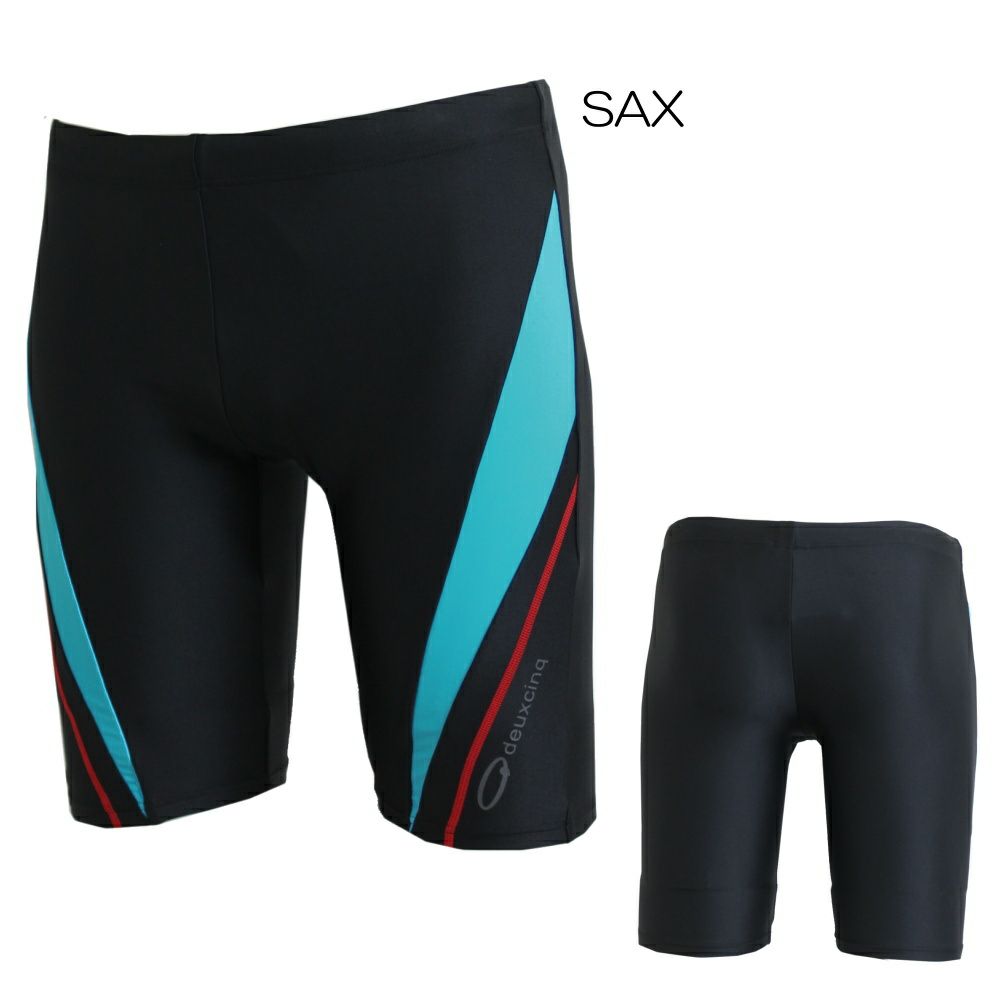 DEUXCINQドゥサンクメンズフィットネス用水着ロングボックスDUX-23502LC