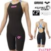 ARENAアリーナ競泳水着ジュニア女子アクアフォースストームAQUAFORCESTORMCPレーシングワンピーススパッツオープンバック・ハーフレッグ高速水着短距離選手向きfinaマークありARN-4000WJ