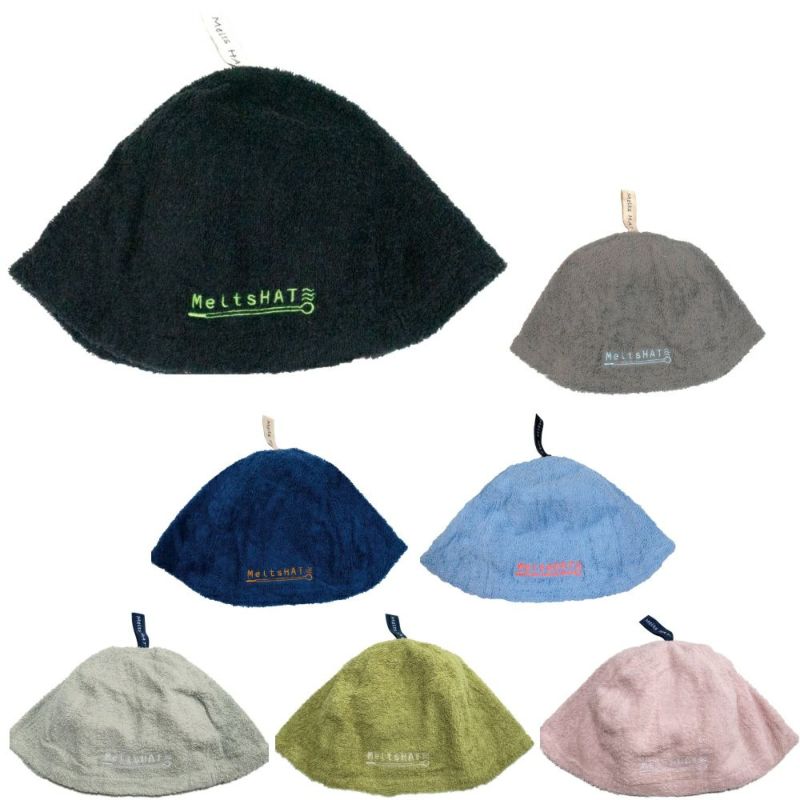 kokushoan 黒匠庵 サウナハット タオル生地 メルツハット KOKU-002