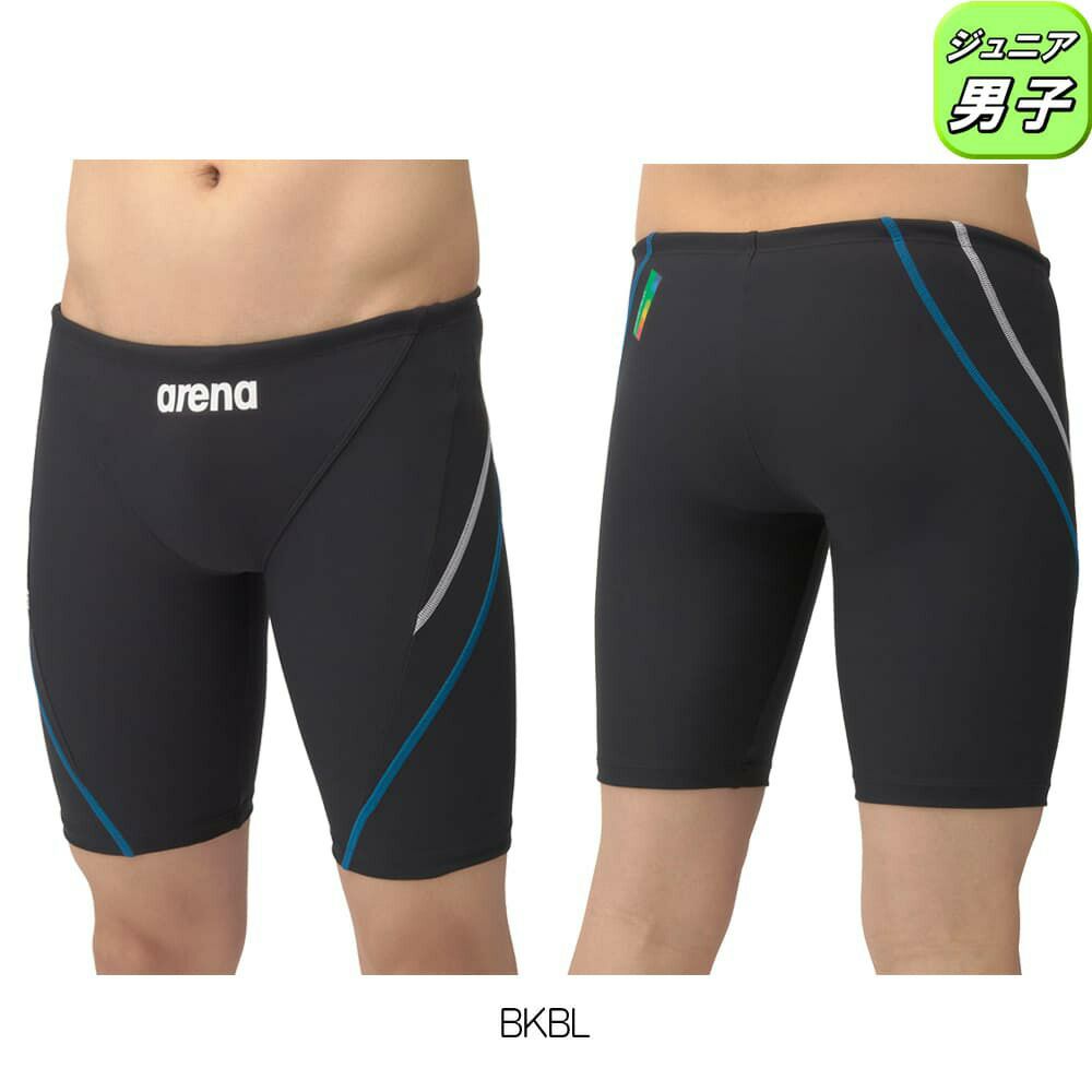 アリーナARENA競泳水着練習用水着ジュニア男子トレーニングスパッツハーフレッグタフスーツタフスキンEAS5SWM00B