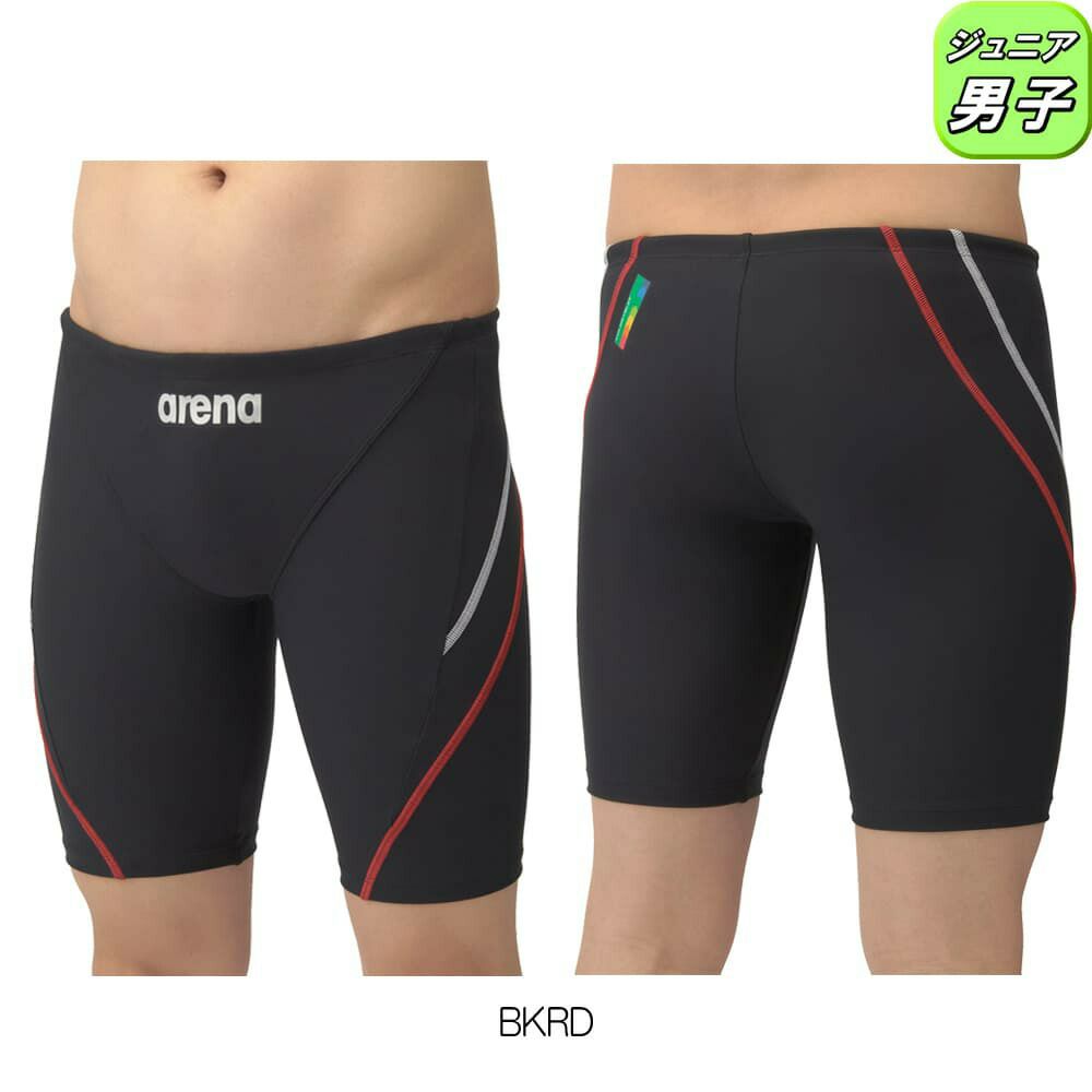 アリーナARENA競泳水着練習用水着ジュニア男子トレーニングスパッツハーフレッグタフスーツタフスキンEAS5SWM00B