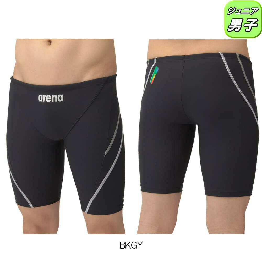 アリーナARENA競泳水着練習用水着ジュニア男子トレーニングスパッツハーフレッグタフスーツタフスキンEAS5SWM00B