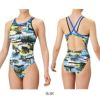 アリーナARENA競泳水着練習用水着レディーストレーニングワンピースオープンバックタフスーツタフスキンEP競泳練習水着2025年春夏モデルAS5SWM26L