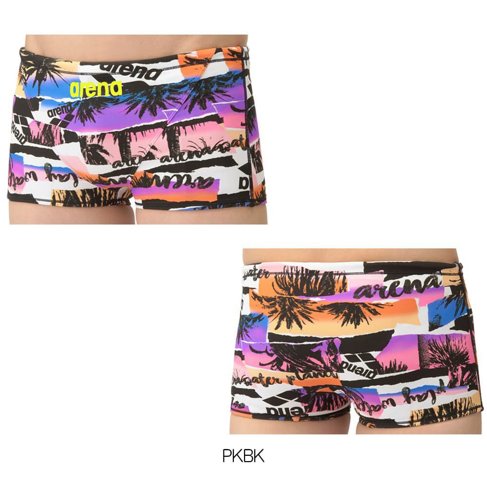 アリーナARENA競泳水着練習用水着メンズトレーニングスパッツショートレッグタフスーツタフスキンEP競泳練習水着2025年春夏モデルAS5SWM27M