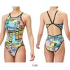 アリーナARENA競泳水着練習用水着レディーストレーニングワンピースオープンバックタフスーツタフスキンT2E競泳練習水着2025年春夏モデルAS5SWM29L
