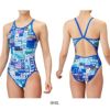 アリーナARENA競泳水着練習用水着レディーストレーニングワンピースオープンバックタフスーツタフスキンT2E競泳練習水着2025年春夏モデルAS5SWM29L