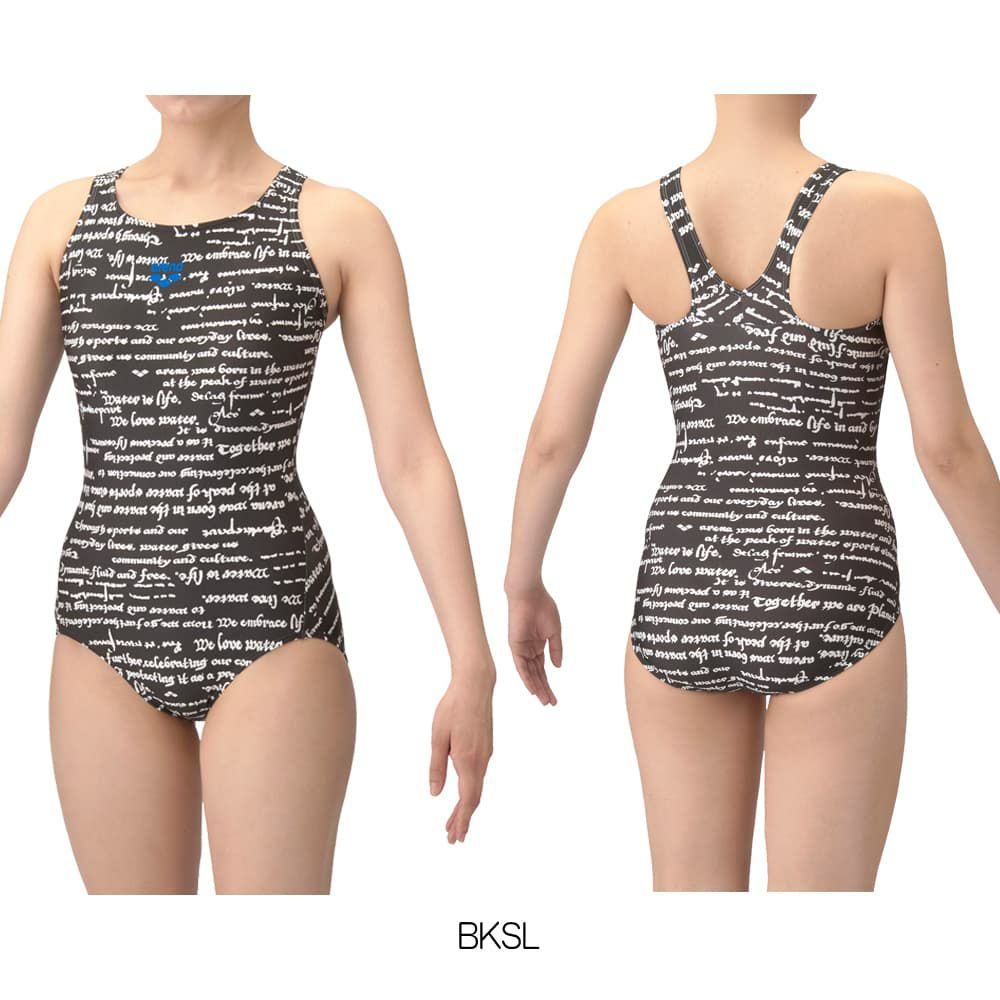 アリーナARENAフィットネス水着レディースフィットネスワンピースYバック差し込みパッドパッド付きダブルエステル2025年春夏モデルAS5SWF23L