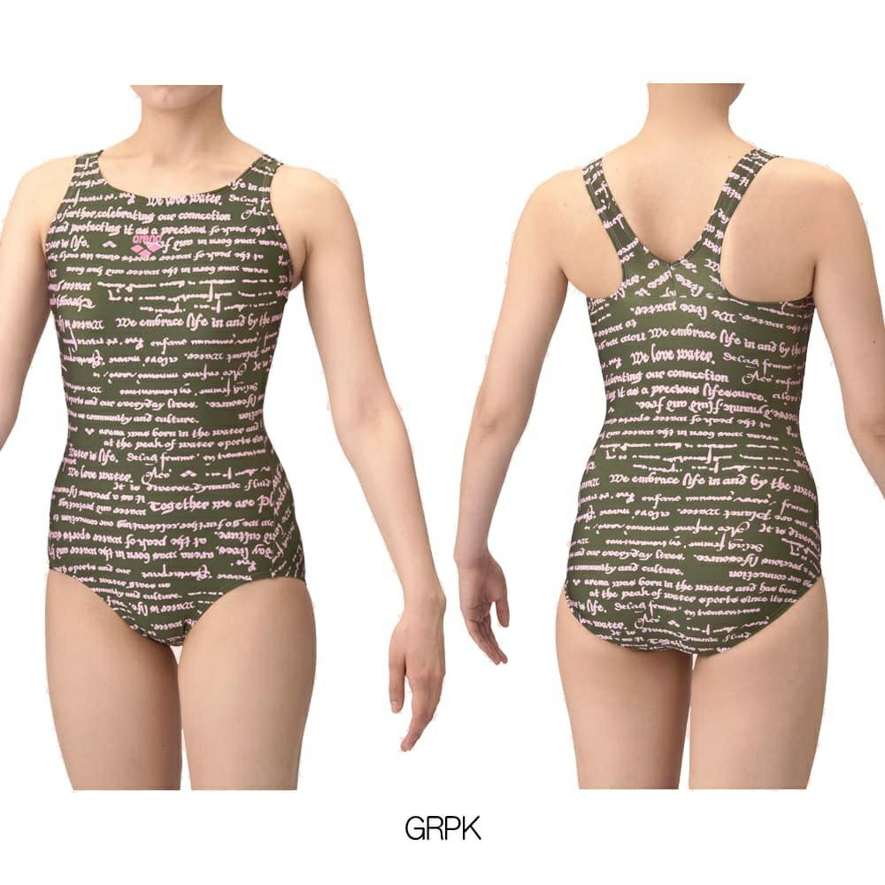 アリーナARENAフィットネス水着レディースフィットネスワンピースYバック差し込みパッドパッド付きダブルエステル2025年春夏モデルAS5SWF23L