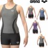 アリーナARENAフィットネス水着レディースフィットネスセパレーツYバックショートレッグ差し込みパッドパッド付きAS5SWF40L