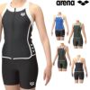 アリーナARENAフィットネス水着レディースフィットネスセパレーツYバックミドルレッグ差し込みパッドパッド付きフルダルUV2025年春夏モデルAS5SWF48L