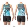 アリーナARENAフィットネス水着レディースフィットネスセパレーツカバーバックミドルレッグ差し込みパッドパッド付きフルダル2WAY2025年春夏モデルAS5SWF55L