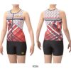 アリーナARENAフィットネス水着レディースフィットネスセパレーツカバーバックミドルレッグ差し込みパッドパッド付きフルダル2WAY2025年春夏モデルAS5SWF55L