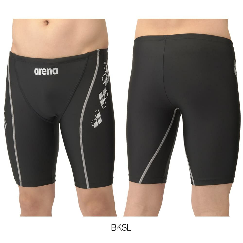 アリーナARENAフィットネス水着メンズフィットネススパッツハーフレッグAQUAEXAダブルエステルWR2025年春夏モデルAS5SWF61M