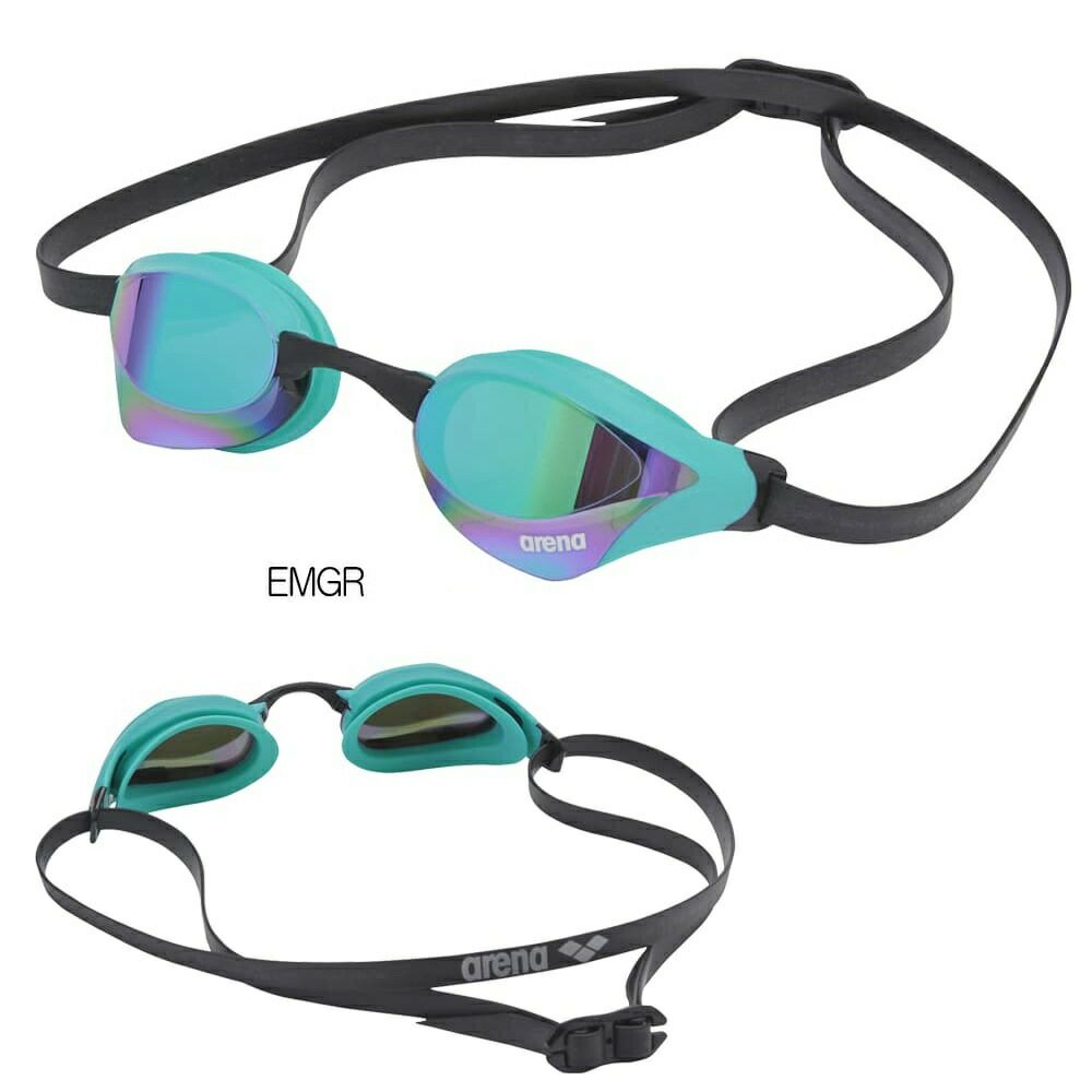 アリーナARENA水泳レーシングゴーグルコブラコアミラーレンズクッション付きAS5SGG04UFINA承認