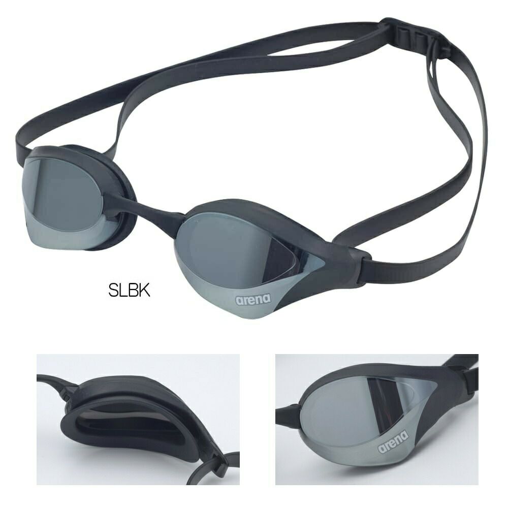 アリーナARENA水泳レーシングゴーグルコブラコアミラーレンズクッション付きAS5SGG04UFINA承認