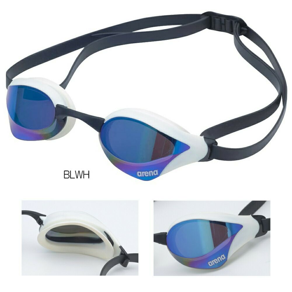 アリーナARENA水泳レーシングゴーグルコブラコアミラーレンズクッション付きAS5SGG04UFINA承認