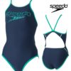 スピードSPEEDO競泳水着練習用水着レディースゼブラスタックターンズスーツENDURANCEECO競泳練習水着STW02410