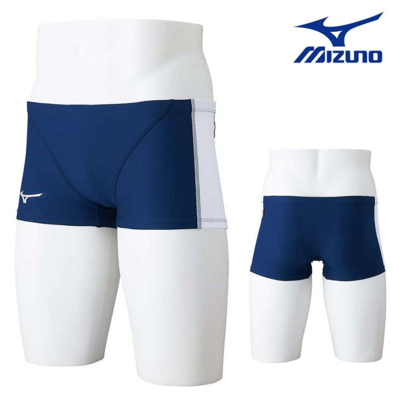 ミズノMIZUNO競泳水着メンズ練習用エクサースーツショートスパッツEXERSUITSU-Fit競泳練習水着2024春夏モデルN2MBB060