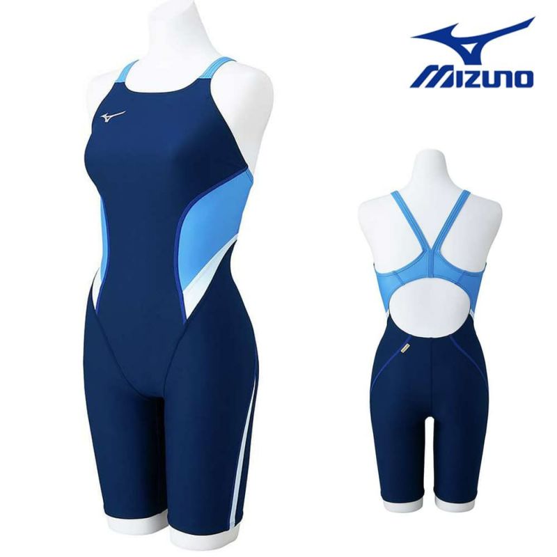 ミズノMIZUNO競泳水着レディース練習用エクサースーツハーフスーツEXERSUITSU-Fit競泳練習水着2024年秋冬モデルN2MGB764