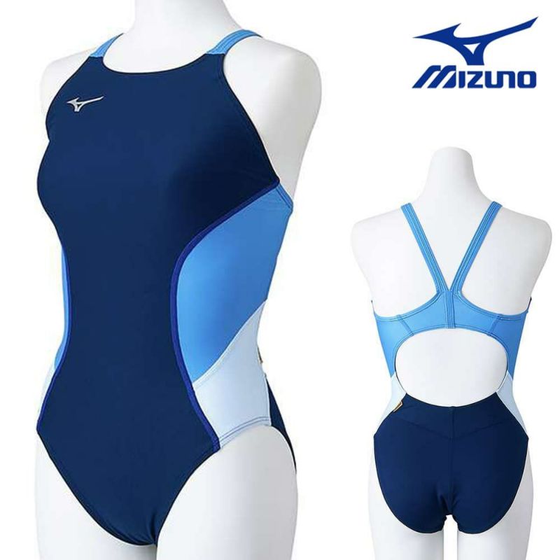 ミズノMIZUNO競泳水着レディース練習用エクサースーツミディアムカットEXERSUITSU-Fit競泳練習水着2024年秋冬モデルN2MAB761