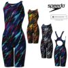 スピードSPEEDO競泳水着レディースWA承認モデルフレックスシグマカイセミオープンバックニースキン3オールインワンFLEXΣχフレックスシグマカイ2025年春夏モデルSCW12502Ffinaマークあり